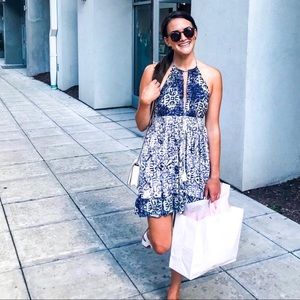 Free People Beach Day Halter Dress